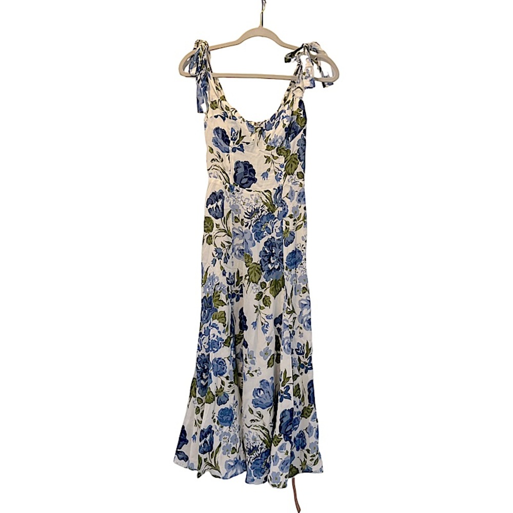 NWT REFORMATION Nadia floral-print midi dress Size 2P - Picture 7 of 12